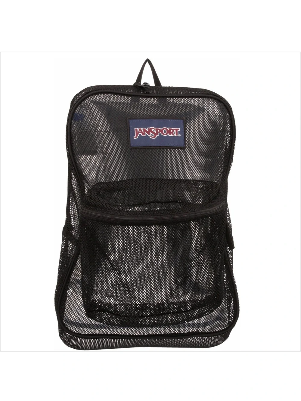 Jansport Black Mesh Clear-Style Backpack